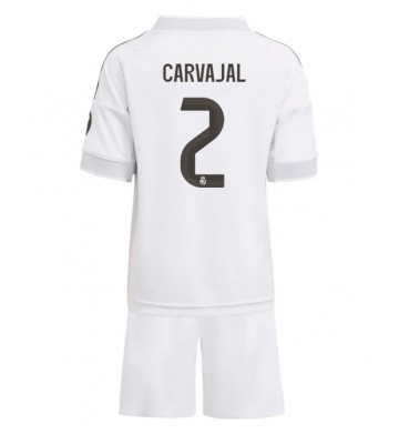 Real Madrid Daniel Carvajal #2 Hemmatröja Barn 2025-26 Kortärmad (+ Korta byxor)