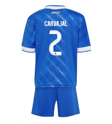 Real Madrid Daniel Carvajal #2 Tredje Tröja Barn 2025-26 Kortärmad (+ Korta byxor)