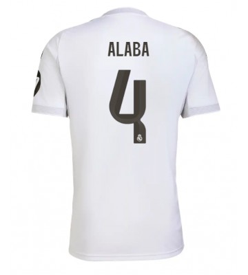 Real Madrid David Alaba #4 Hemmatröja 2025-26 Kortärmad