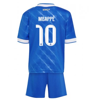 Real Madrid Kylian Mbappe #10 Tredje Tröja Barn 2025-26 Kortärmad (+ Korta byxor)