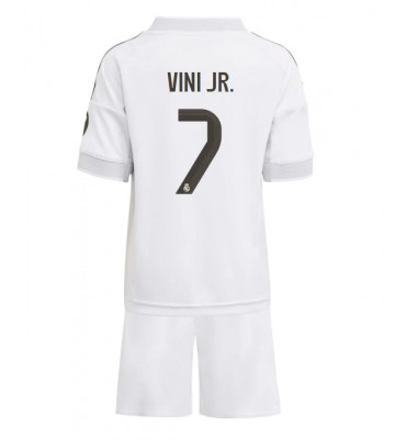Real Madrid Vinicius Junior #7 Hemmatröja Barn 2025-26 Kortärmad (+ Korta byxor)