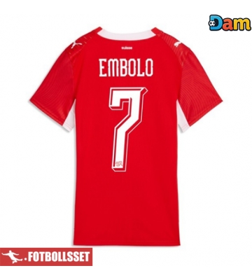 Schweiz Breel Embolo #7 Hemmatröja Dam VM 2026 Kortärmad
