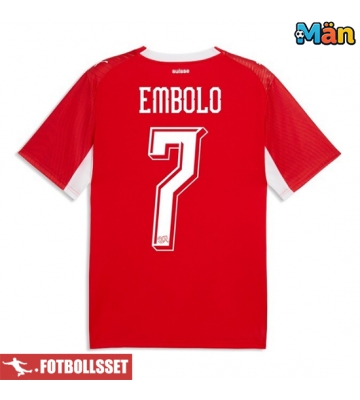 Schweiz Breel Embolo #7 Hemmatröja VM 2026 Kortärmad