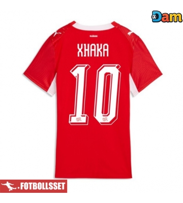Schweiz Granit Xhaka #10 Hemmatröja Dam VM 2026 Kortärmad