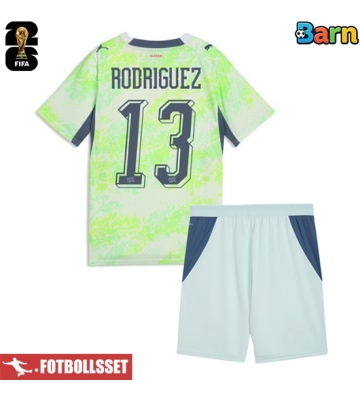 Schweiz Ricardo Rodriguez #13 Bortatröja Barn VM 2026 Kortärmad (+ Korta byxor)