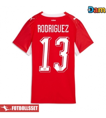 Schweiz Ricardo Rodriguez #13 Hemmatröja Dam VM 2026 Kortärmad