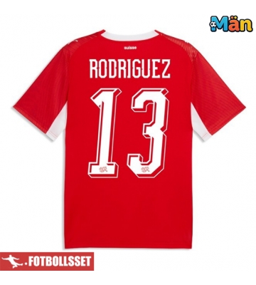 Schweiz Ricardo Rodriguez #13 Hemmatröja VM 2026 Kortärmad