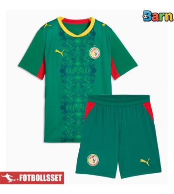 Senegal Bortatröja Barn VM 2026 Kortärmad (+ Korta byxor)