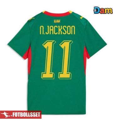 Senegal Nicolas Jackson #11 Bortatröja Dam VM 2026 Kortärmad