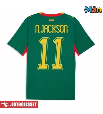 Senegal Nicolas Jackson #11 Bortatröja VM 2026 Kortärmad