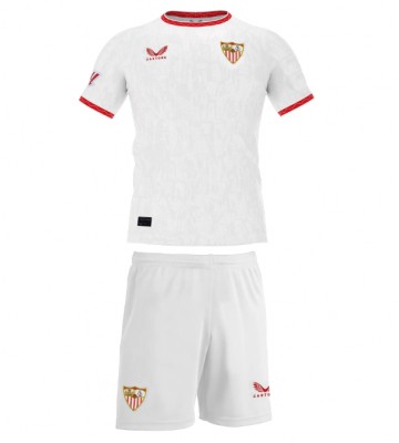 Sevilla Hemmatröja Barn 2024-25 Kortärmad (+ Korta byxor)