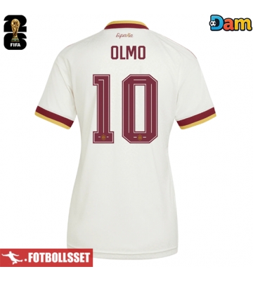 Spanien Dani Olmo #10 Bortatröja Dam VM 2026 Kortärmad