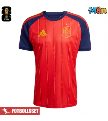 Spanien Hemmatröja VM 2026 Kortärmad