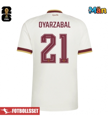 Spanien Mikel Oyarzabal #21 Bortatröja VM 2026 Kortärmad