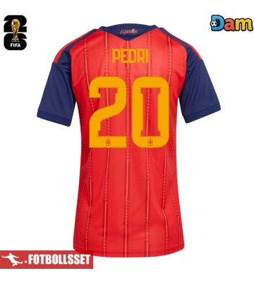 Spanien Pedri Gonzalez #20 Hemmatröja Dam VM 2026 Kortärmad