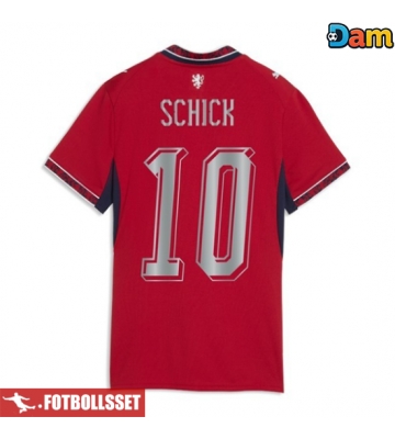 Tjeckien Patrik Schick #10 Hemmatröja Dam VM 2026 Kortärmad