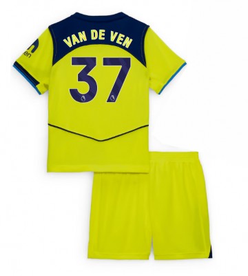 Tottenham Hotspur Micky van de Ven #37 Tredje Tröja Barn 2025-26 Kortärmad (+ Korta byxor)