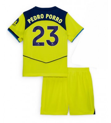 Tottenham Hotspur Pedro Porro #23 Tredje Tröja Barn 2025-26 Kortärmad (+ Korta byxor)