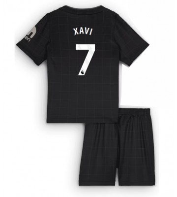 Tottenham Hotspur Xavi Simons #7 Bortatröja Barn 2025-26 Kortärmad (+ Korta byxor)