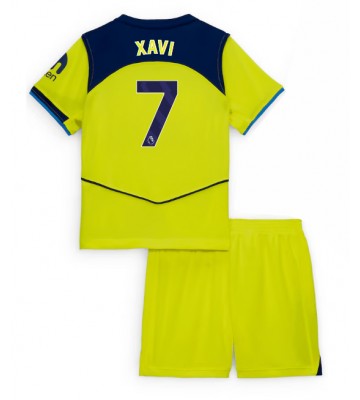 Tottenham Hotspur Xavi Simons #7 Tredje Tröja Barn 2025-26 Kortärmad (+ Korta byxor)