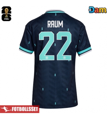 Tyskland David Raum #22 Bortatröja Dam VM 2026 Kortärmad