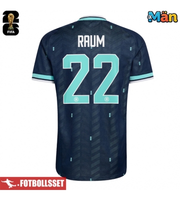 Tyskland David Raum #22 Bortatröja VM 2026 Kortärmad