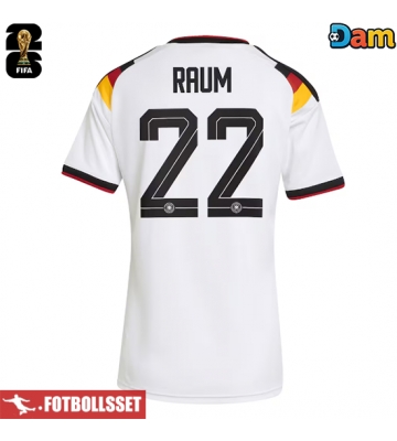 Tyskland David Raum #22 Hemmatröja Dam VM 2026 Kortärmad