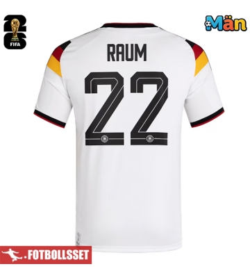 Tyskland David Raum #22 Hemmatröja VM 2026 Kortärmad