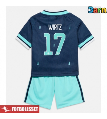 Tyskland Florian Wirtz #17 Bortatröja Barn VM 2026 Kortärmad (+ Korta byxor)