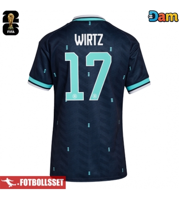 Tyskland Florian Wirtz #17 Bortatröja Dam VM 2026 Kortärmad