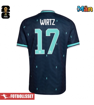 Tyskland Florian Wirtz #17 Bortatröja VM 2026 Kortärmad