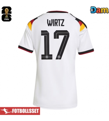 Tyskland Florian Wirtz #17 Hemmatröja Dam VM 2026 Kortärmad