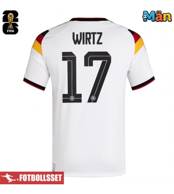 Tyskland Florian Wirtz #17 Hemmatröja VM 2026 Kortärmad
