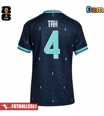 Tyskland Jonathan Tah #4 Bortatröja Dam VM 2026 Kortärmad