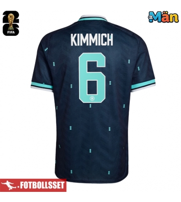 Tyskland Joshua Kimmich #6 Bortatröja VM 2026 Kortärmad