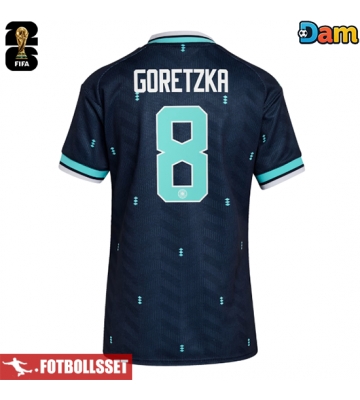 Tyskland Leon Goretzka #8 Bortatröja Dam VM 2026 Kortärmad
