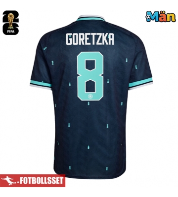 Tyskland Leon Goretzka #8 Bortatröja VM 2026 Kortärmad