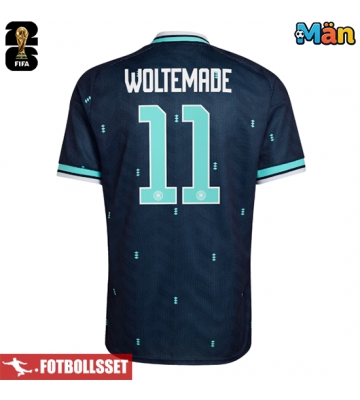 Tyskland Nick Woltemade #11 Bortatröja VM 2026 Kortärmad