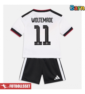 Tyskland Nick Woltemade #11 Hemmatröja Barn VM 2026 Kortärmad (+ Korta byxor)
