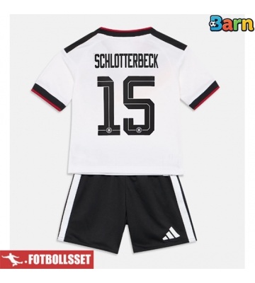 Tyskland Nico Schlotterbeck #15 Hemmatröja Barn VM 2026 Kortärmad (+ Korta byxor)