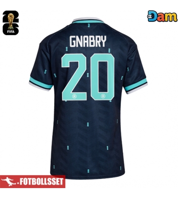 Tyskland Serge Gnabry #20 Bortatröja Dam VM 2026 Kortärmad