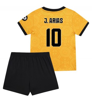 Wolves Jhon Arias #10 Hemmatröja Barn 2025-26 Kortärmad (+ Korta byxor)