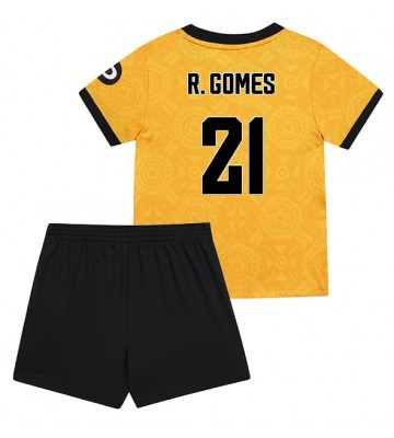 Wolves Rodrigo Gomes #21 Hemmatröja Barn 2025-26 Kortärmad (+ Korta byxor)