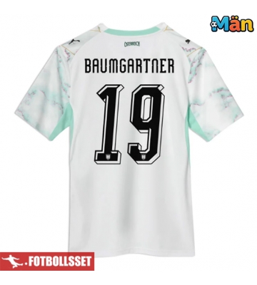 Österrike Christoph Baumgartner #19 Bortatröja VM 2026 Kortärmad