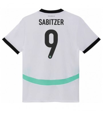 Österrike Marcel Sabitzer #9 Bortatröja Dam EM 2024 Kortärmad