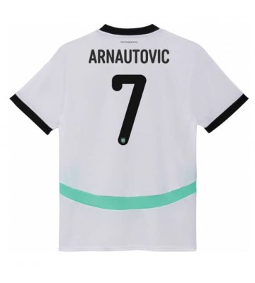 Österrike Marko Arnautovic #7 Bortatröja Dam EM 2024 Kortärmad