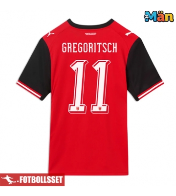 Österrike Michael Gregoritsch #11 Hemmatröja VM 2026 Kortärmad