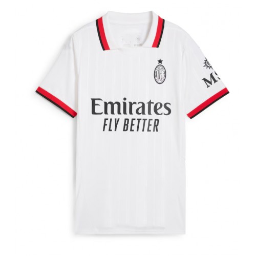 AC Milan Alvaro Morata #7 Bortatröja Dam 2024-25 Kortärmad AC Milan Alvaro Morata #7 Bortatröja Dam 2024-25 Kortärmad