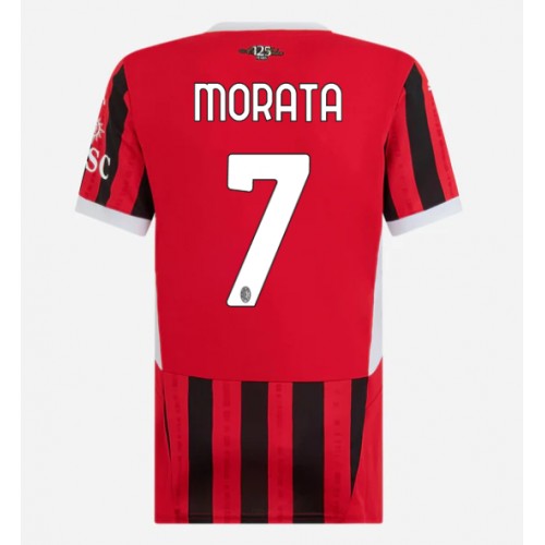 AC Milan Alvaro Morata #7 Hemmatröja Dam 2024-25 Kortärmad AC Milan Alvaro Morata #7 Hemmatröja Dam 2024-25 Kortärmad