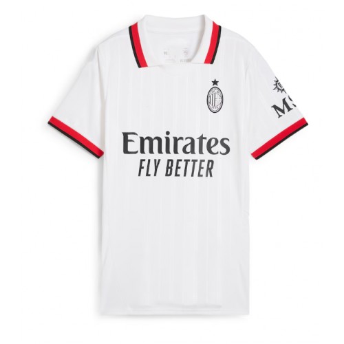 AC Milan Christian Pulisic #11 Bortatröja Dam 2024-25 Kortärmad AC Milan Christian Pulisic #11 Bortatröja Dam 2024-25 Kortärmad